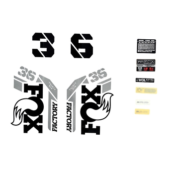 fox 803-01-522 nalepke 36 f-s black logo shiny oran fork 21