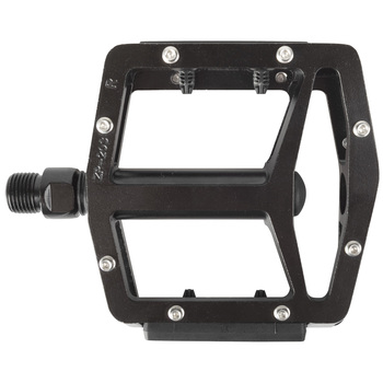 m-wave pedala flat z odsevniki  alu crna