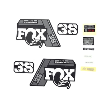 fox 803-01-534 nalepke 38 p-se gray logo matte black f