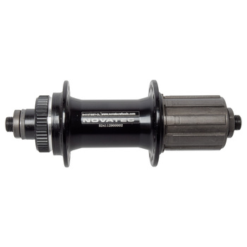 novatec pesto zadnje disk centerlock 135mm 32 crna