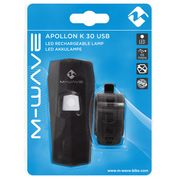 m-wave luc prednja apollon k30 usb bela 70lum clip on