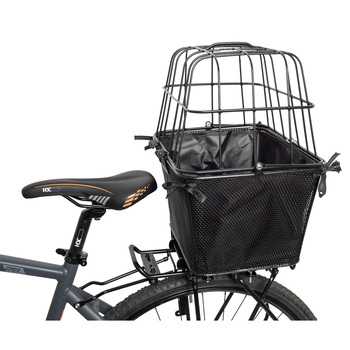 m-wave kosara s pokrovom transporter one-snap pet crna