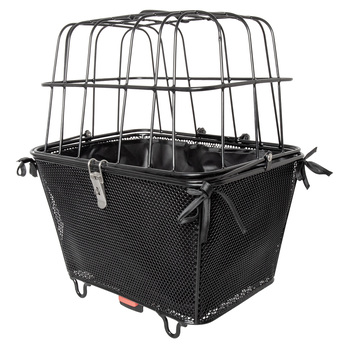 m-wave kosara s pokrovom transporter one-snap pet crna