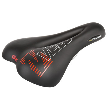 velo sedez plush gel 255x175 mm treking crn