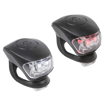m-wave set luci cobra iv sz led z baterijami modra