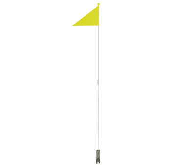m-wave zastavica 1500 mm rumena odsevna