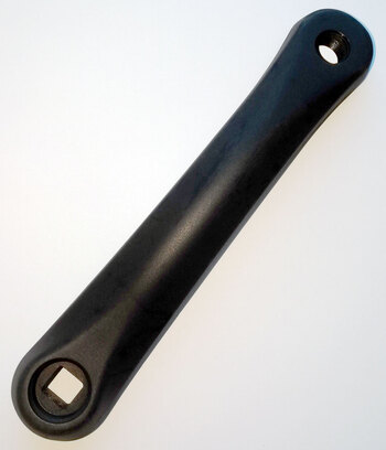 sunrace gonilka cas30 leva 170mm crna