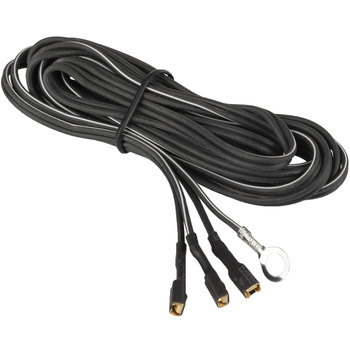 m-wave kabel luci 220cm   2 zici crna