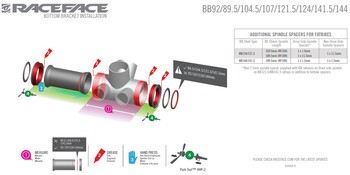 raceface os pogona 30mm press-fit bb104bb107 dr es