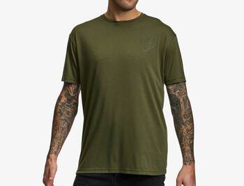 raceface majica kratek rokav crest mens vel:m zelena