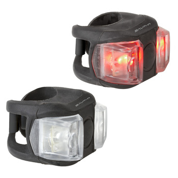 m-wave set luci cobra ii sz led z baterijami crna