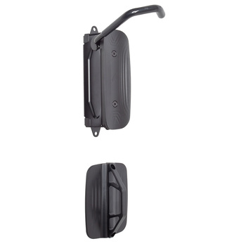 m-wave stenski nosilec kolesa do 30kg crn