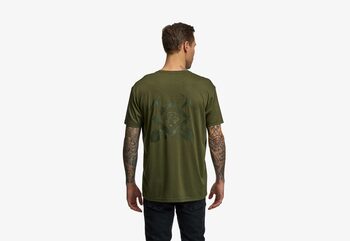 raceface majica kratek rokav crest mens vel:xl zelena